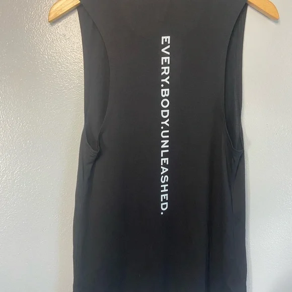 Body 20 Black‎ Tank Top with White Text - Picture 2 of 3
